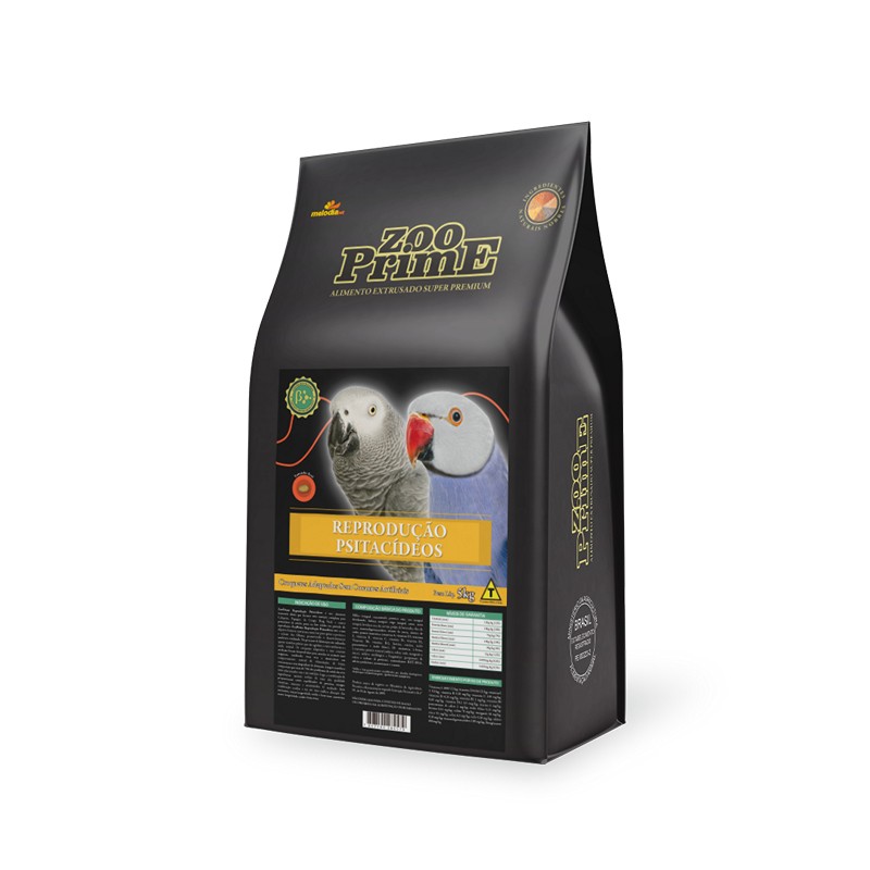 ZOOPRIME REPRODUCAO PSITACIDEOS 5KG