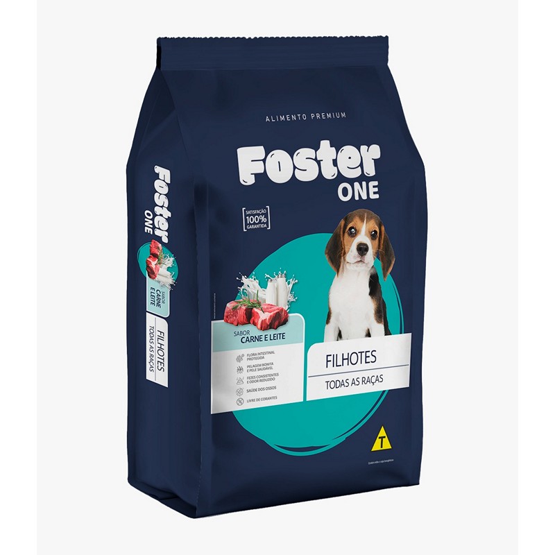 FOSTER ONE CAO FILHOTE CARNE 1KG