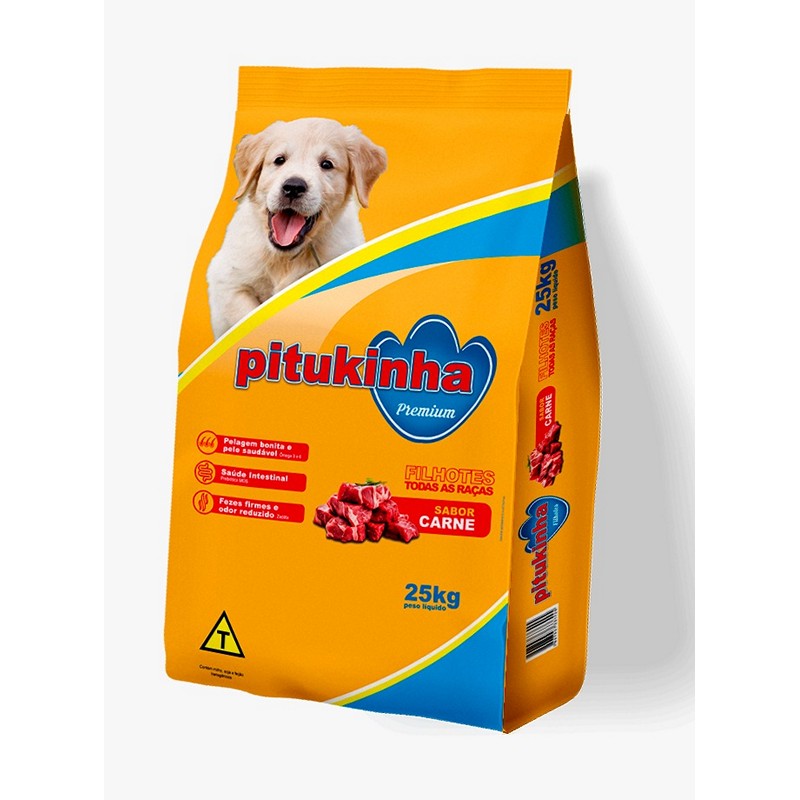 PITUKINHA CAO FILHOTE CARNE 1KG