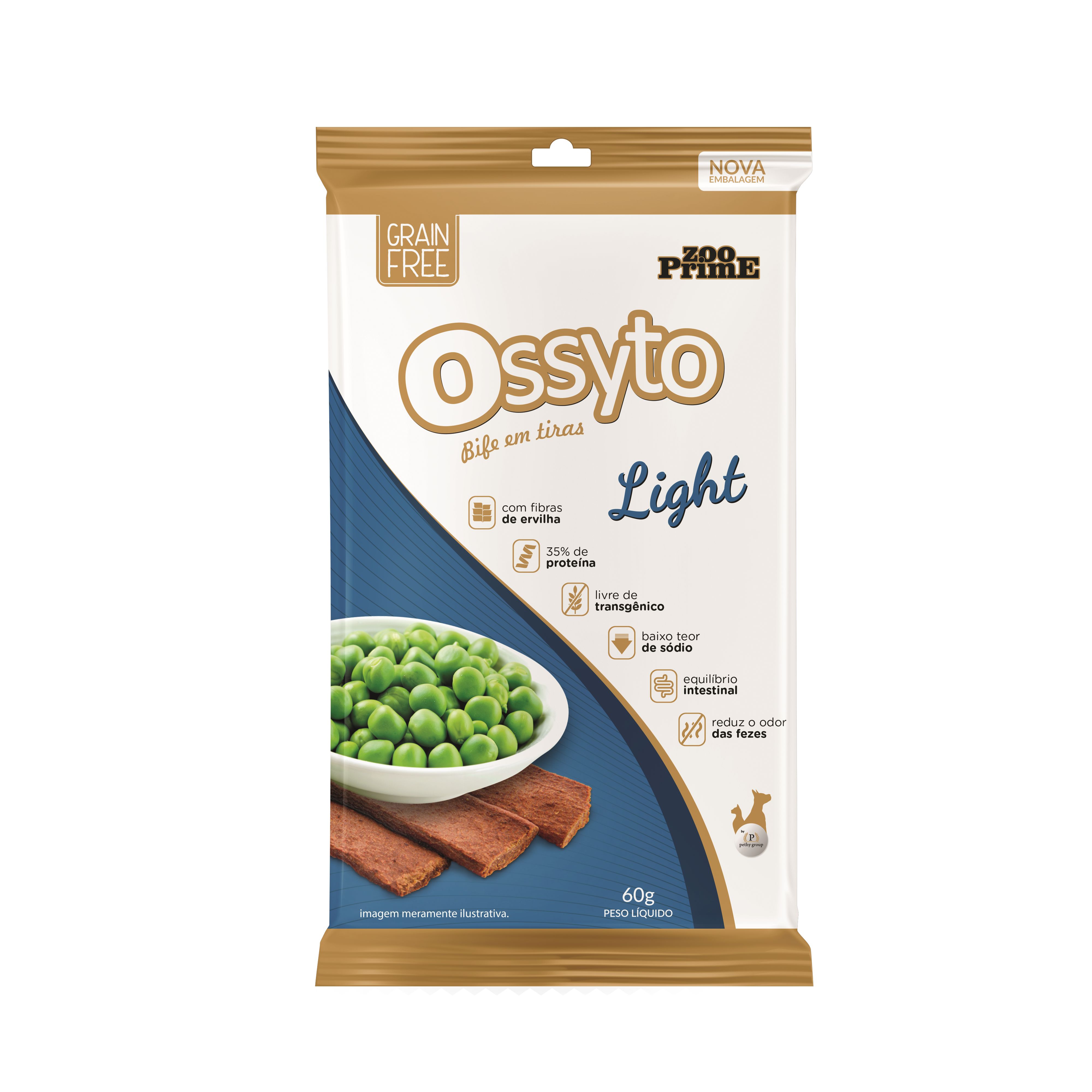 OSSYTO BIFE EM TIRAS LIGHT 50G