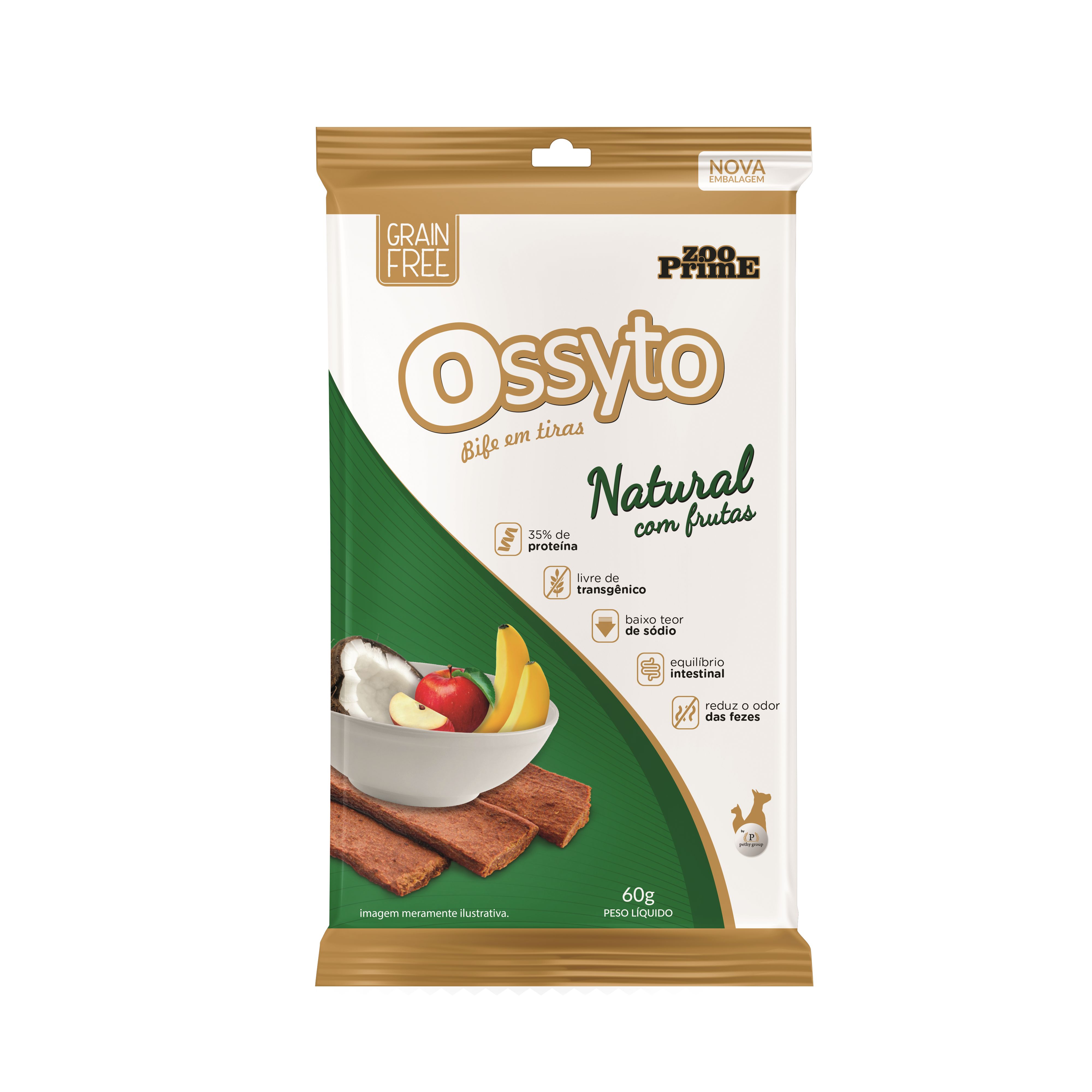 OSSYTO BIFE EM TIRAS NATURAL 50G