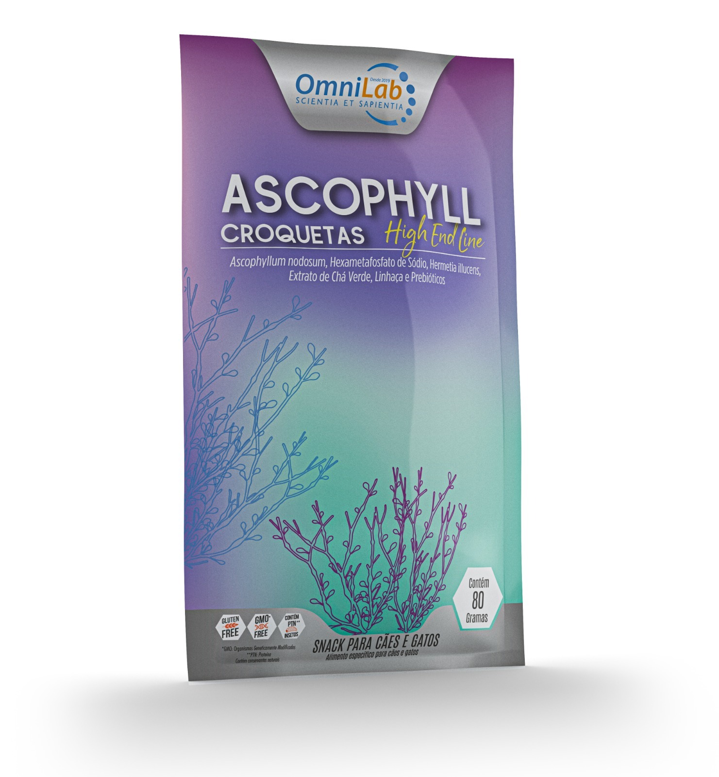 ASCOPHYLL CROQUE SNACK CAO/GATO 80G