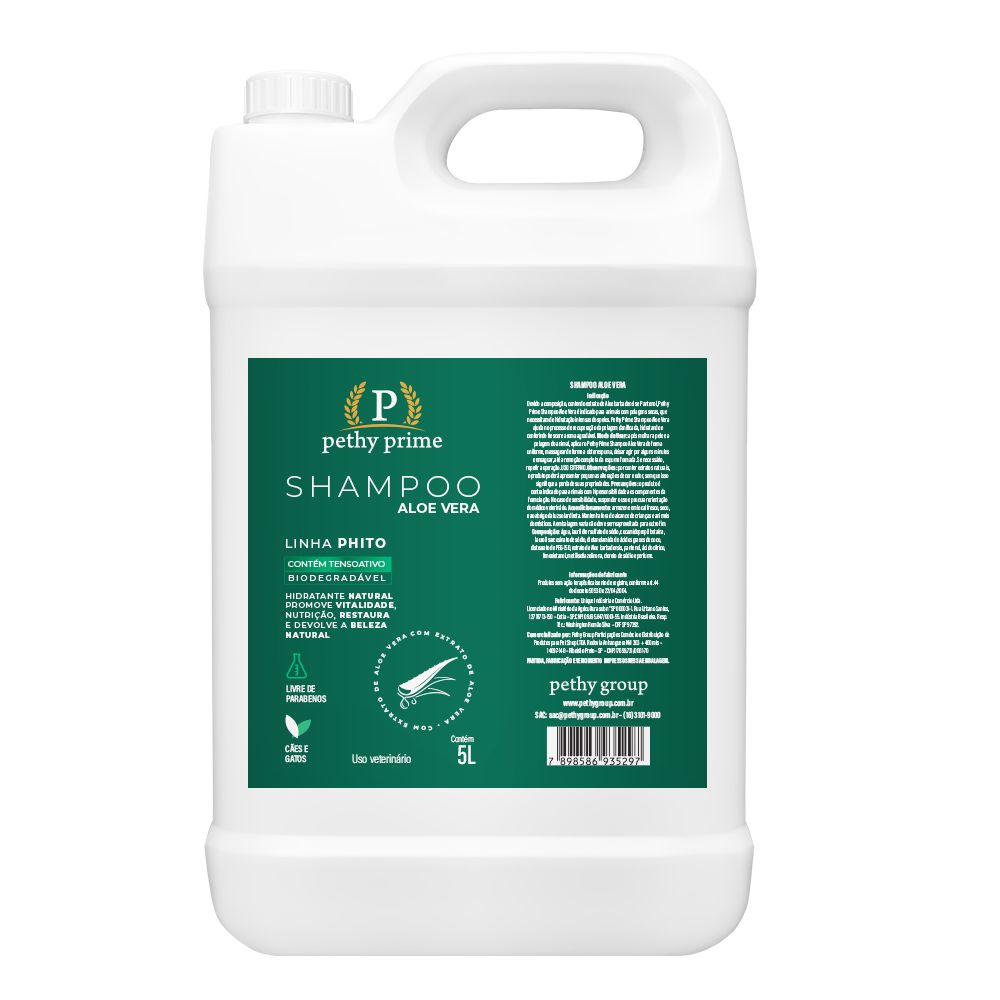 SHAMPOO P/CAES ALOE VERA 5L