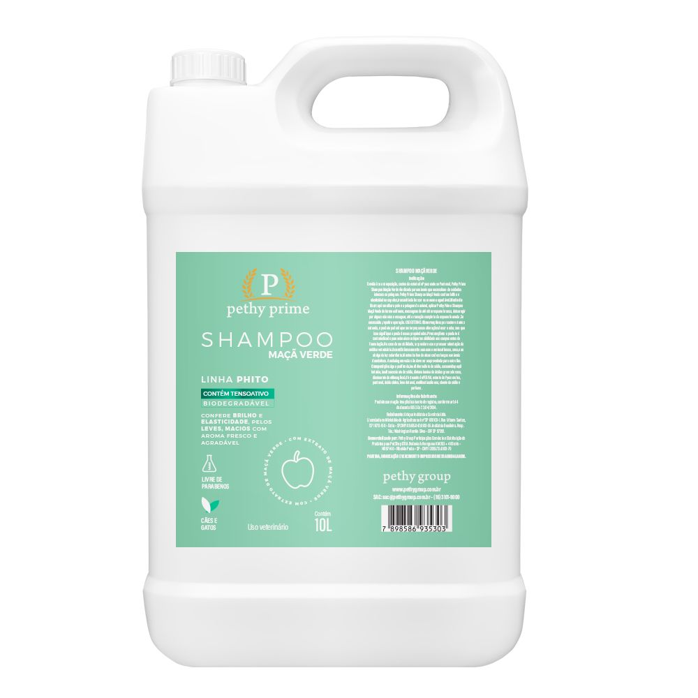 SHAMPOO P/CAES MACA VERDE 10L