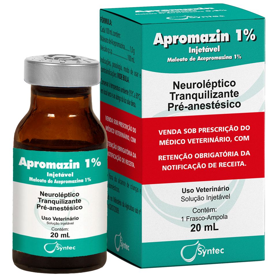 APROMAZIN INJETAVEL 1% 20ML